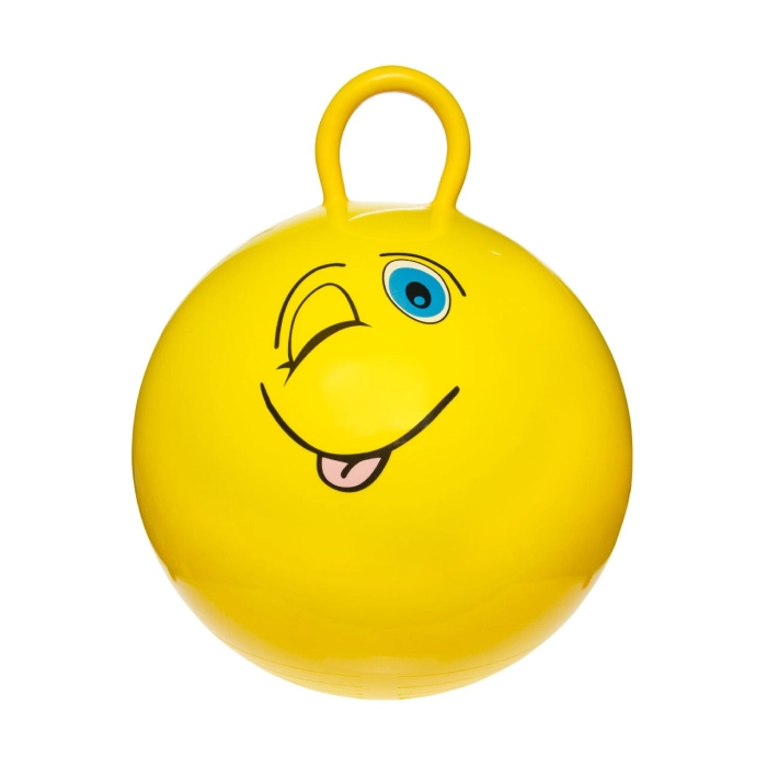 Skákacia lopta veselé tváre - 45 cm