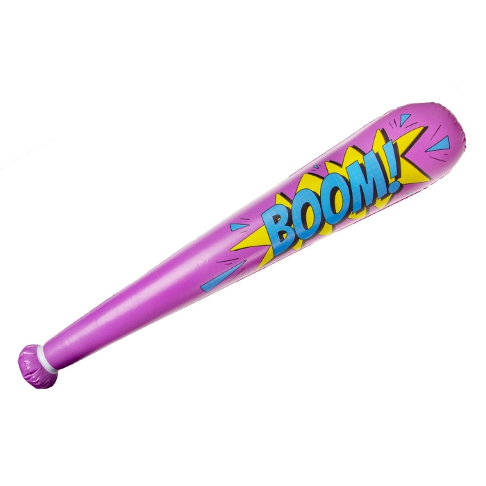 Inflatable baseball bat - superhero