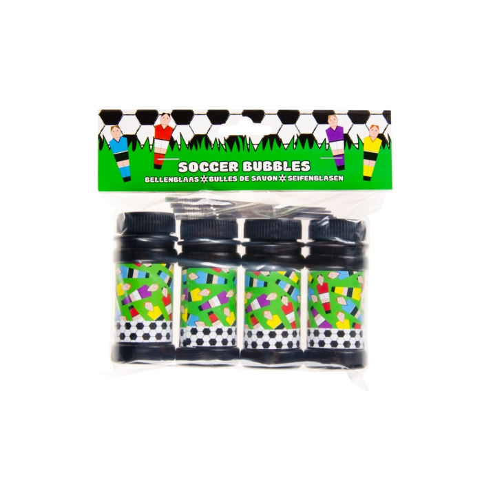 Football soap bubbles
