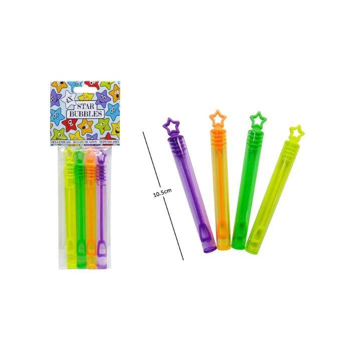 Star soap bubbles - 4 mini tubes