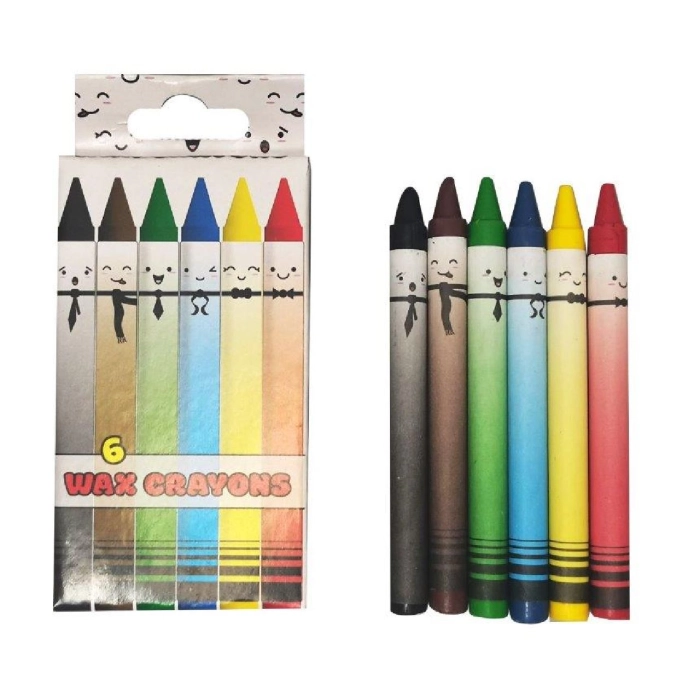 Wax crayons, candle 6 pieces