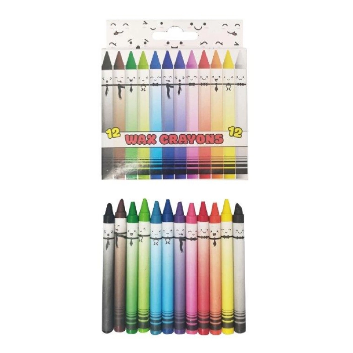 Wax crayons, candle 12 pieces