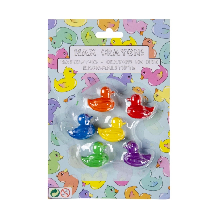 Wax crayons ducks - 6 pieces
