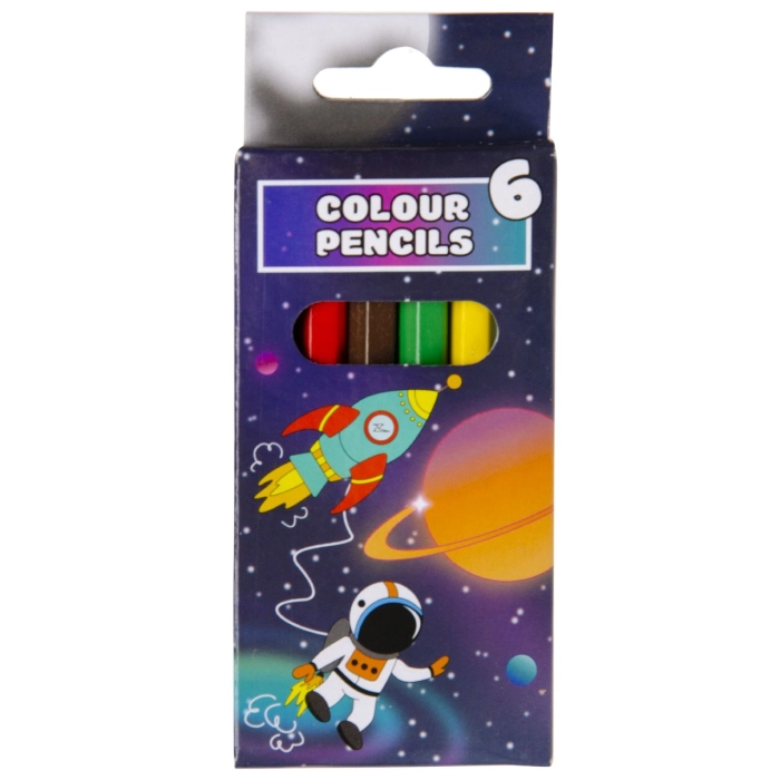 Wooden mini cosmos crayons (6 pieces)