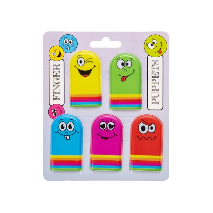 Finger puppet toys - emoticons 5 pcs
