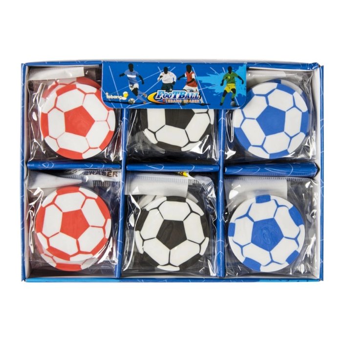 Football eraser - mix