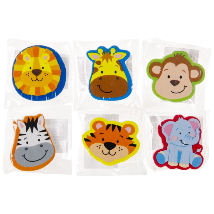 Wild animals eraser - mix