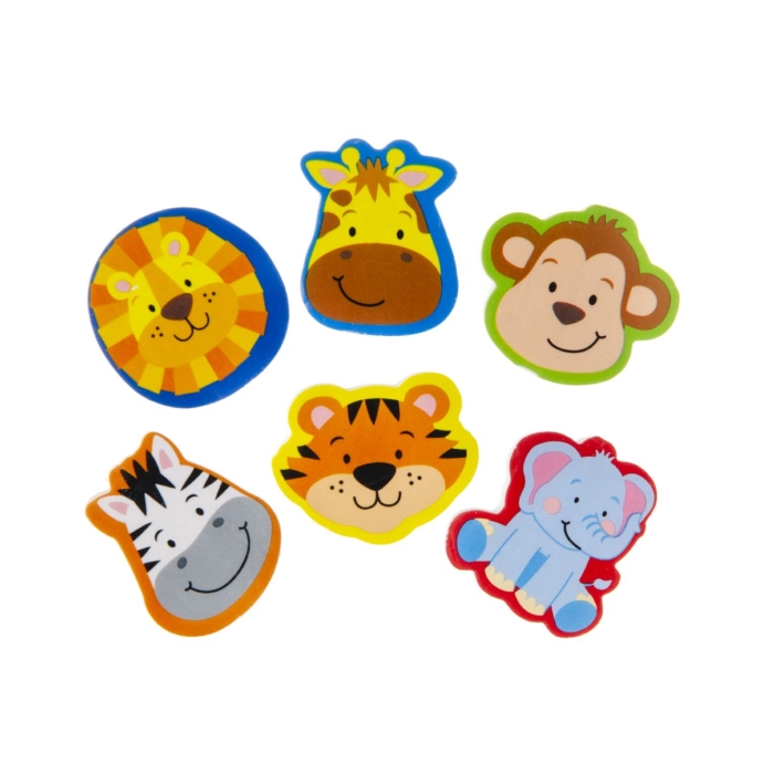 Wild animals eraser - mix