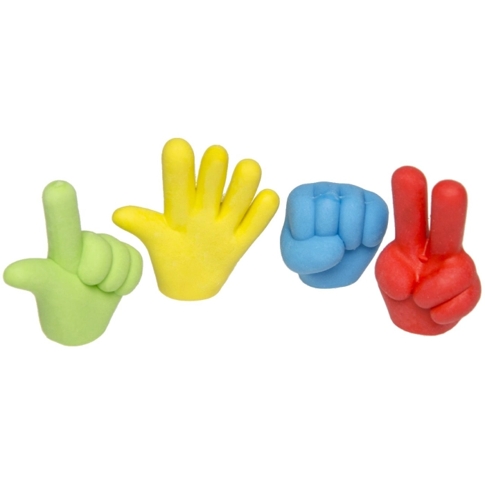 Eraser hand gestures