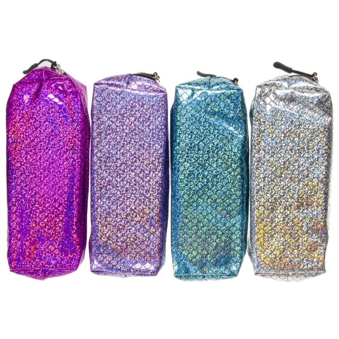 Metallic pencil case, mermaid tail sachet
