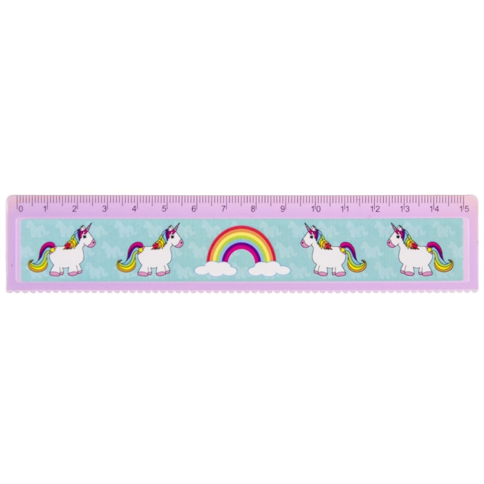 Unicorn ruler - 15 cm
