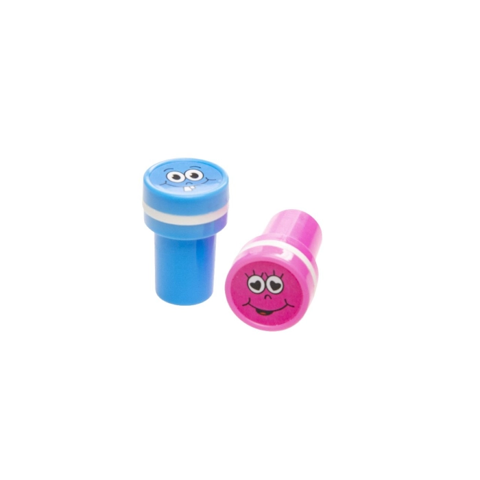 Plastic stamps happy faces emoticons