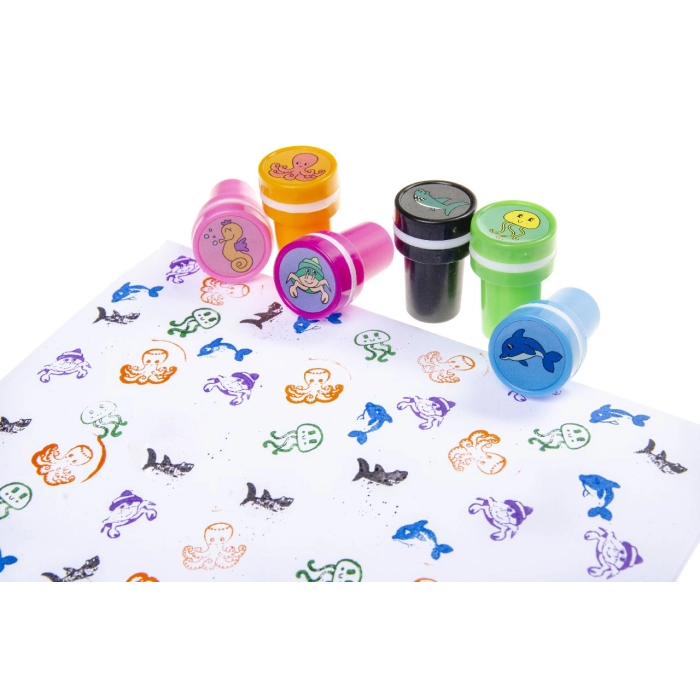 Plastic stamps - sea animals