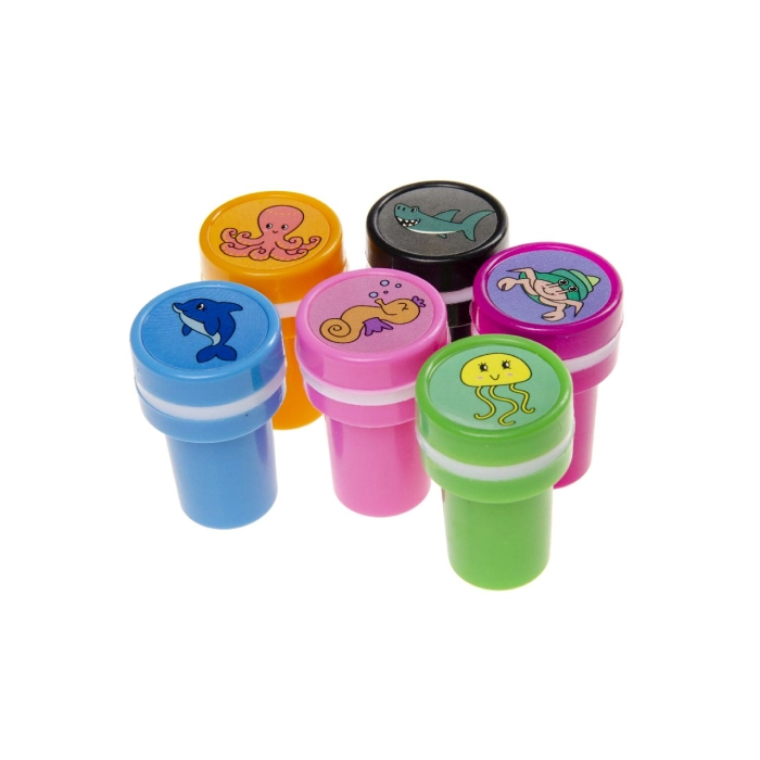 Plastic stamps - sea animals