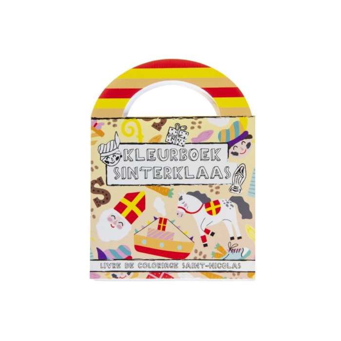 Mini coloring book with stickers - Christmas Sinterklaas