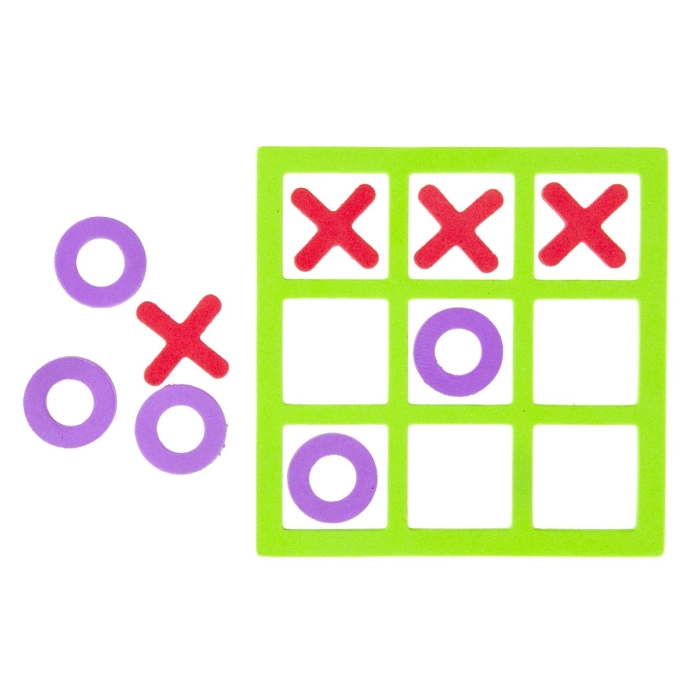 Tic-Tac-Toe-Puzzle aus Schaumstoff