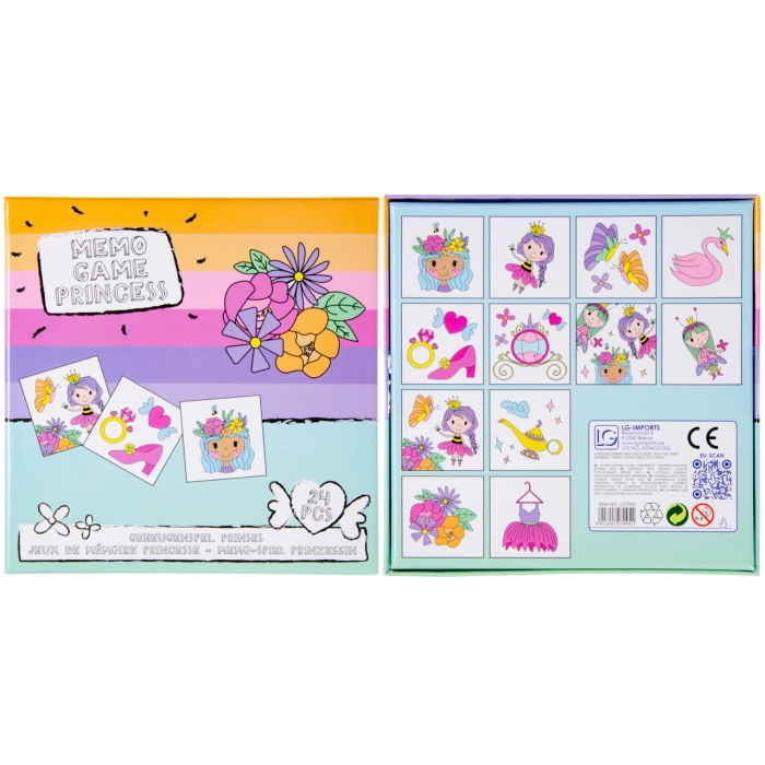 Memo-Memory-Spiel - Prinzessin
