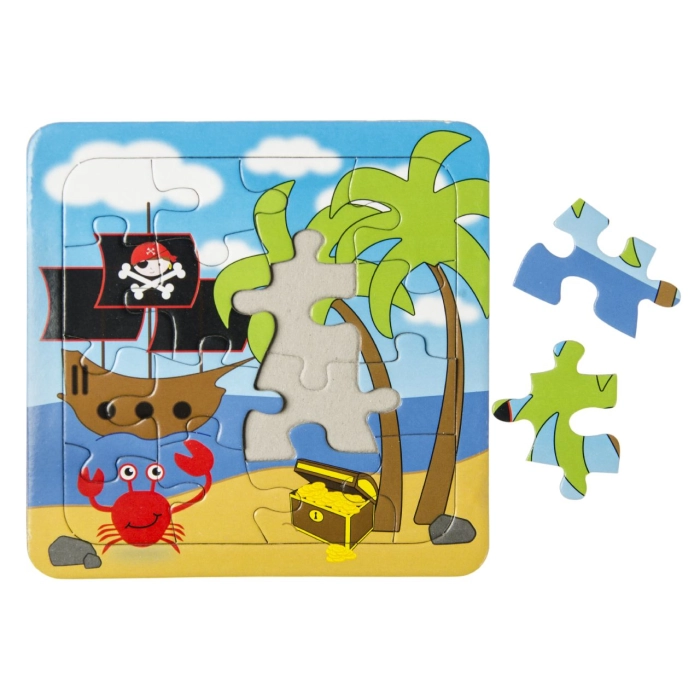 Puzzles for children - pirates