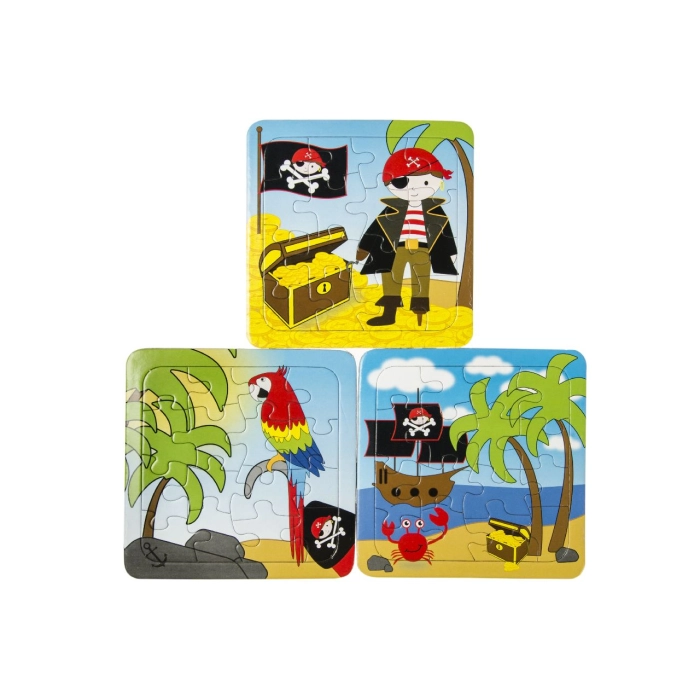Puzzles for children - pirates