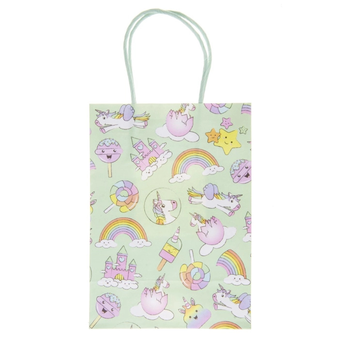 Unicorn gift bag - 16 x 22 x 9 cm