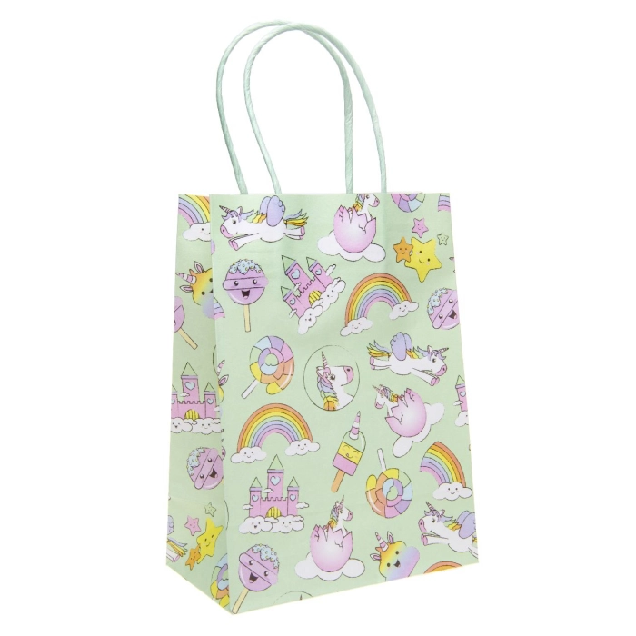 Unicorn gift bag - 16 x 22 x 9 cm