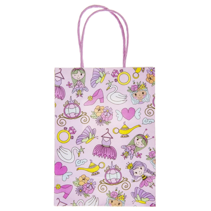 Princess gift bag - 16 x 22 x 9 cm