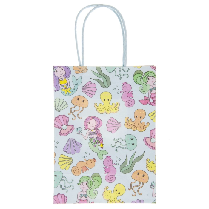 Mermaid gift bag - 16 x 22 x 9 cm
