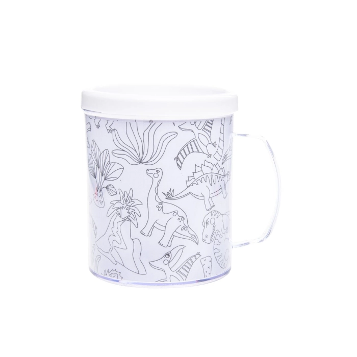 Color your mug - dinosaurs