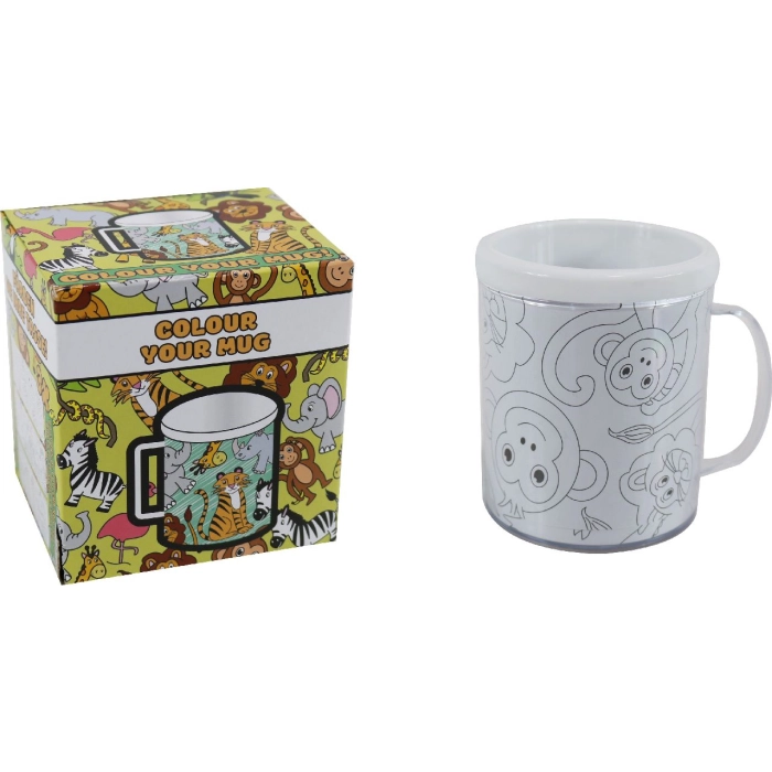 Color your mug - wild animals