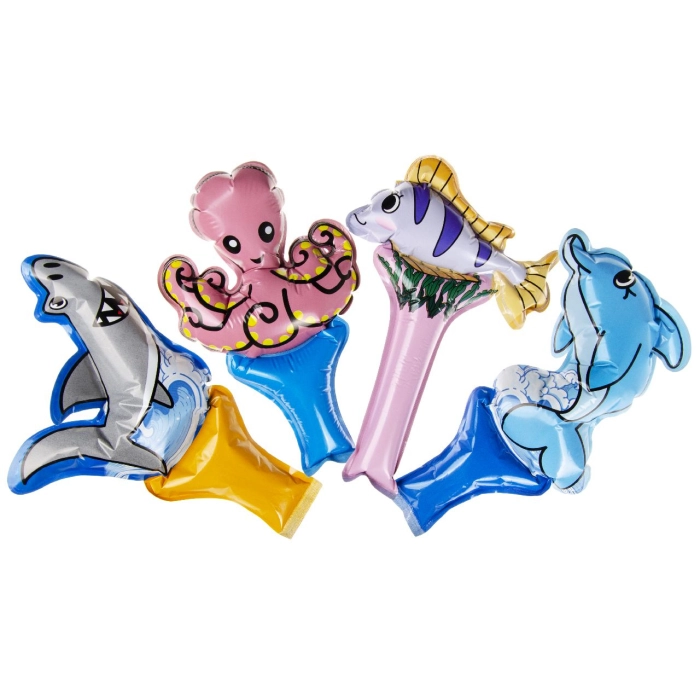Self-inflating foil balloon - sea animals