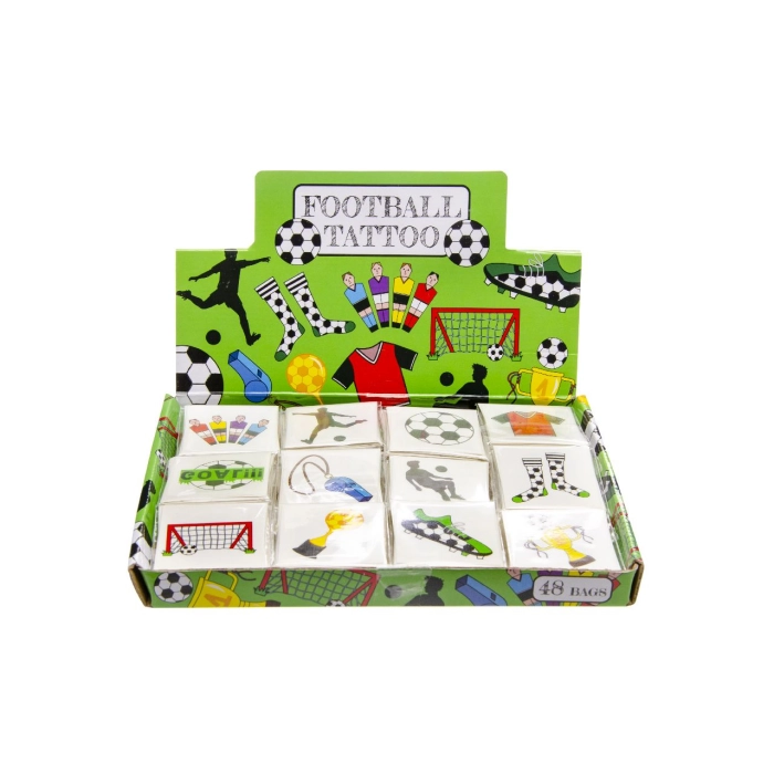 Children's football tattoos - 12 pieces