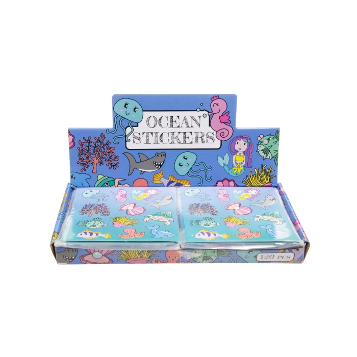 Set of stickers 12 pieces - sea animals