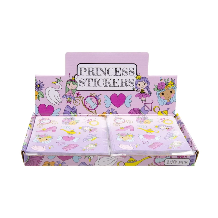 A set of 12 stickers - princess