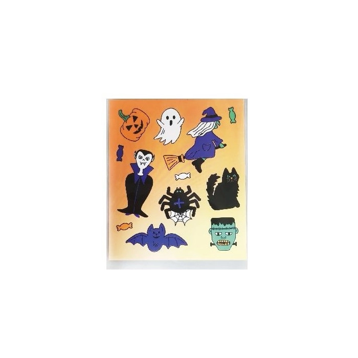 Aufklebersatz mit 12 Stück - Halloween
