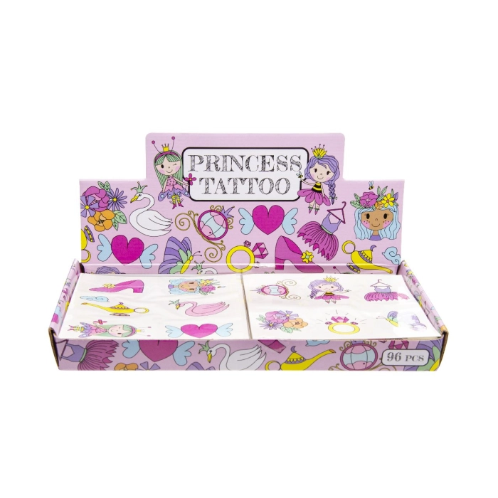Set of 6 tattoos - Princess