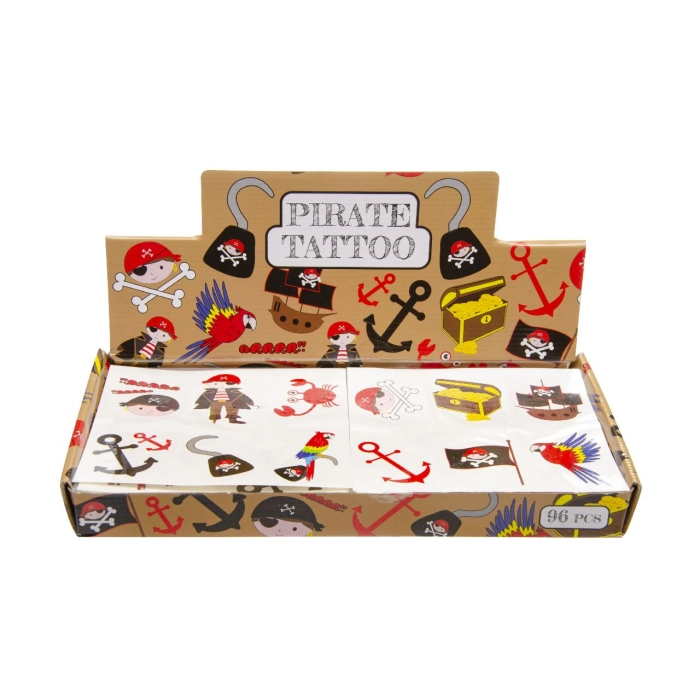 Set of 6 tattoos - Pirates