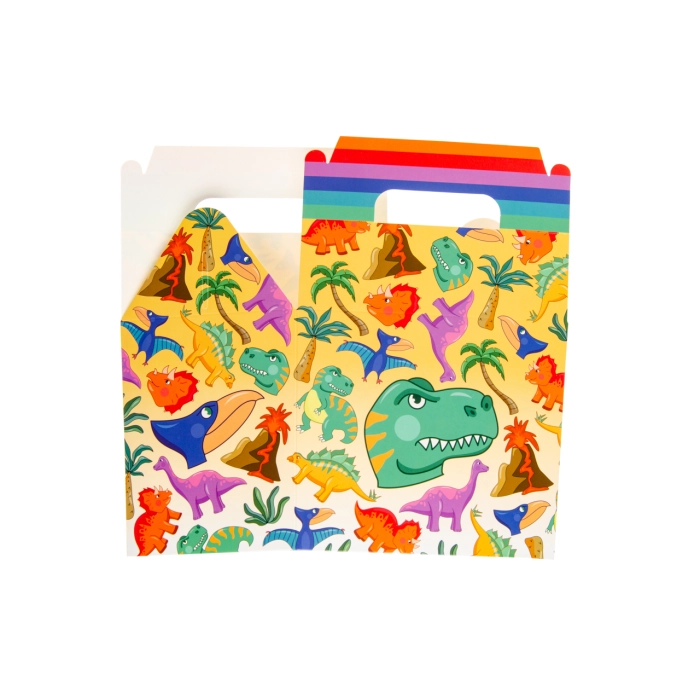 Snack box size L - dinosaurs