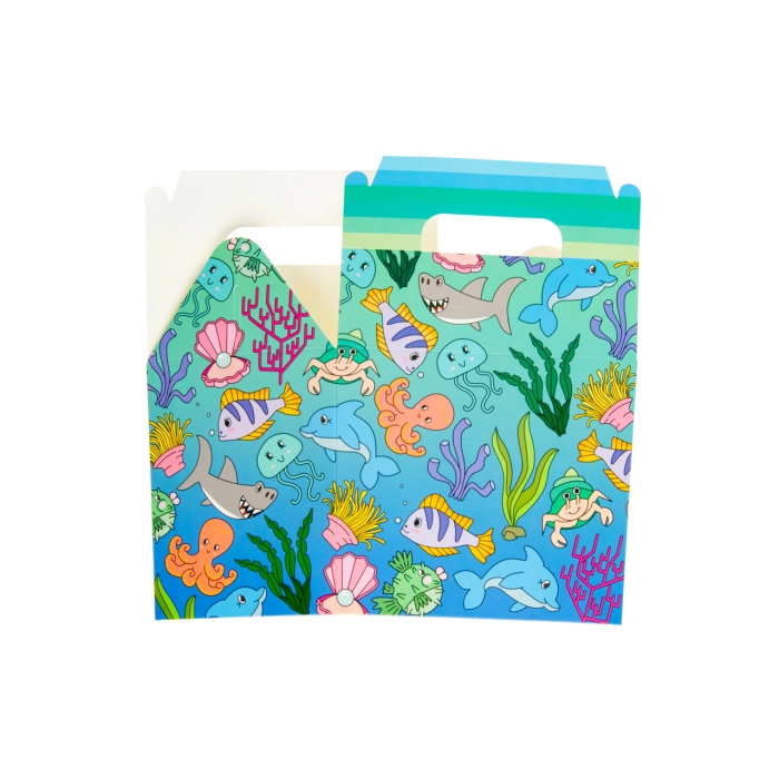 Snack box size L - sea animals