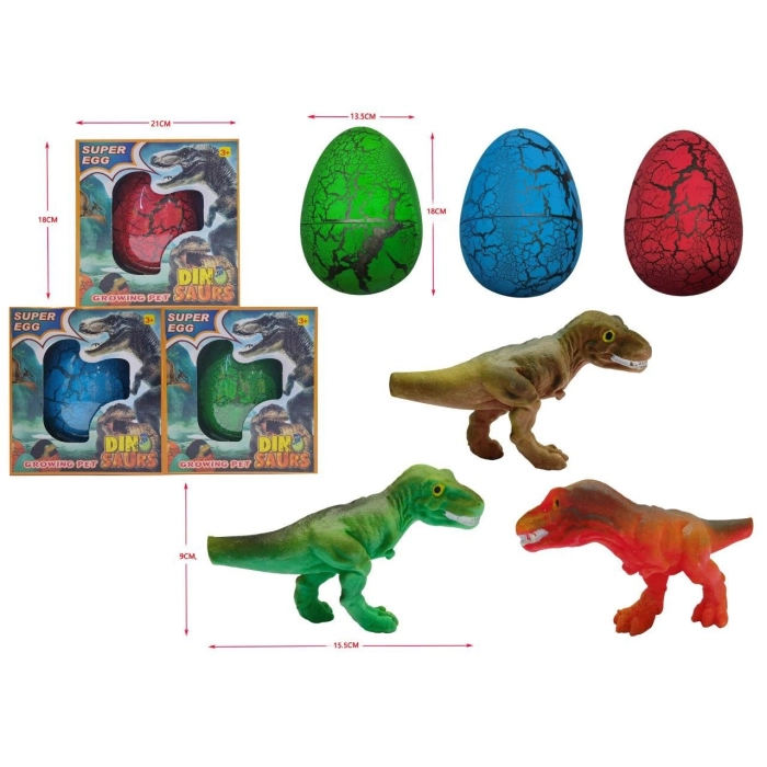 Giant Egg - A dinosaur hatching from an egg