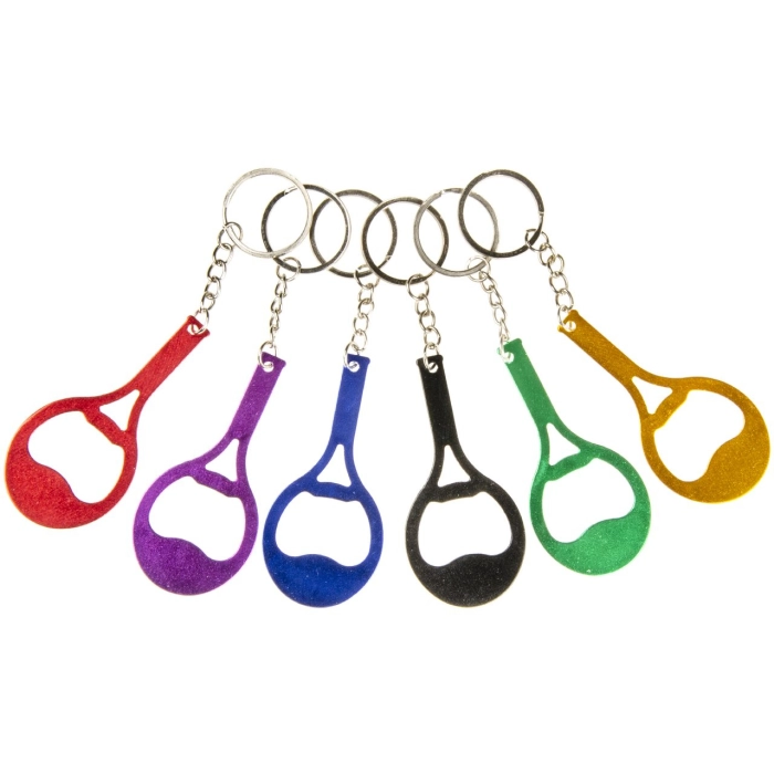 Keychain opener - tennis racket
