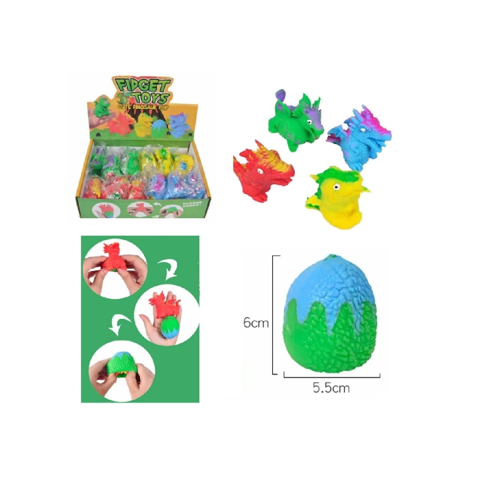 Double-sided anti-stress toy - dragon or dragon egg