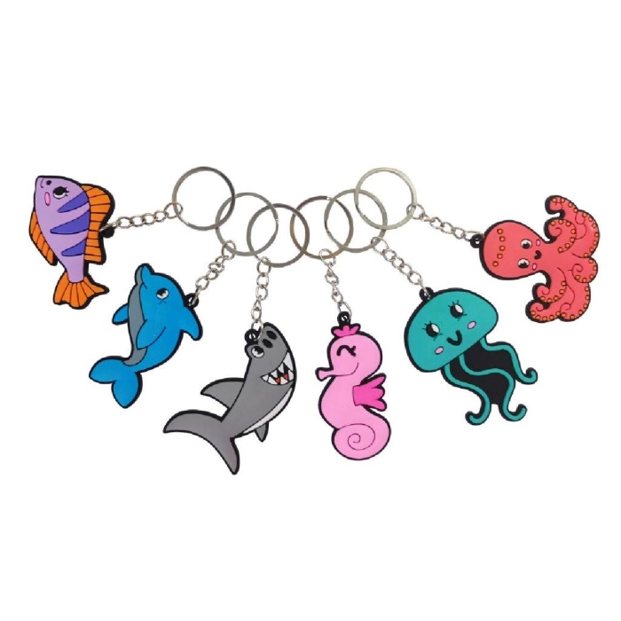 Sea animals keychain
