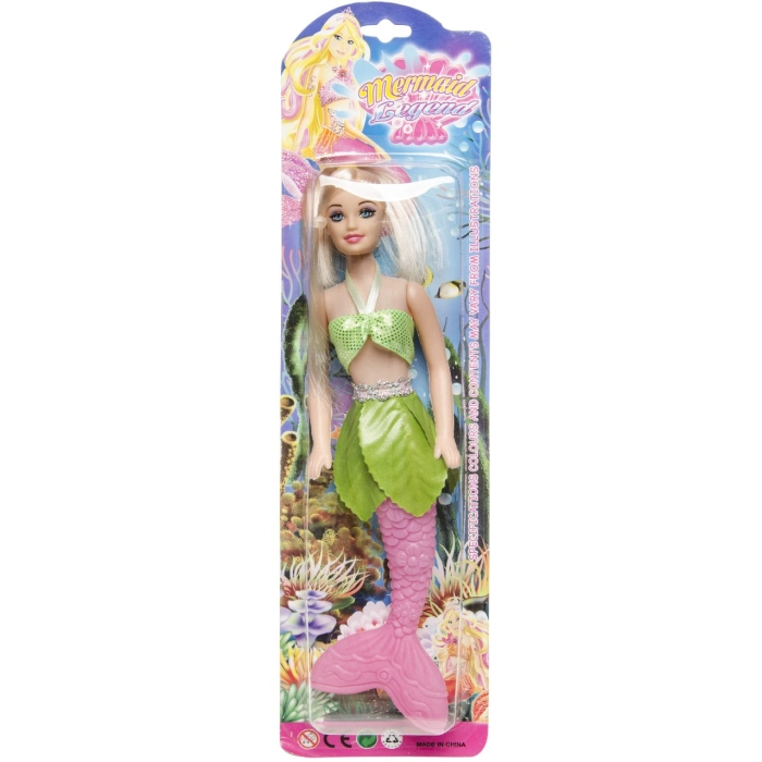 Mermaid doll blister - 24 cm