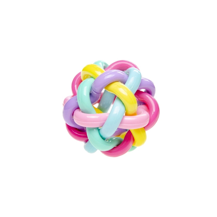 Verdrehter Hüpfball - Regenbogen