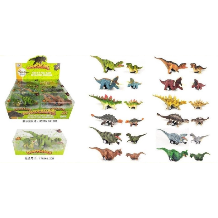 Visszahúzható játék - Dinoszauruszok