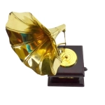 Grammophon-Figur im Retro-Stil
