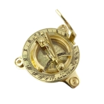 Sundial with compass