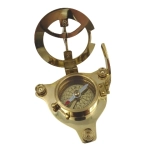 Sundial with compass