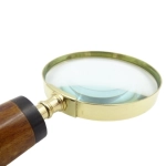 Brass magnifier - horn handle