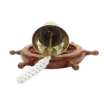 Brass bell on the steering wheel to hang